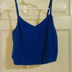 Blue Crop Cami